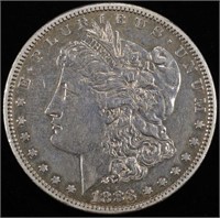 1883 S MORGAN DOLLAR AU
