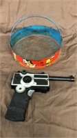 Mattel agent zero camera gun, Ohio art sand