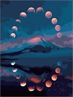 Alto Crafto Paint by Numbers  16x20 Moon Story
