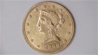 1898 $10 Gold Liberty Head