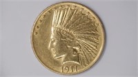 1911 $10 Gold Indian Head