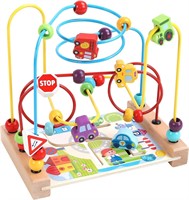 AISHUN Toddler Wooden Bead Maze Toy