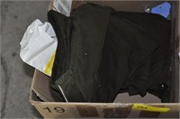 BOX LOT WITH ASST. POLO CLOTHES