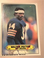 1983 Topps Football Sticker - Walter Payton