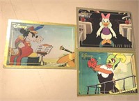 3 Disney Premium Trading Cards