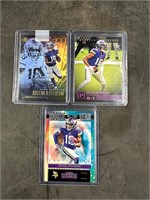 3 Different Rookie Cards Justin Jefferson