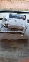 Linens lot
 Weighted blanket, bedskirt, twin