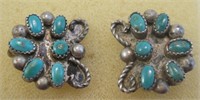 NA Turquoise SS Earrings - Tested