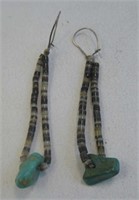 NA Turquoise & Heishi Earrings