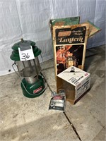 Coleman lantern with extra globe