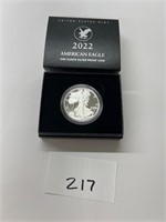 2022 American eagle 1 oz silver proof coin US MINT