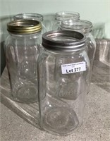Half Gallon Canning Jars
