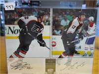 Simon Gagne / Jeff Carter Signed Portrait