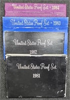 (4) Proof Sets: 1981, 1982, 1983, 1984