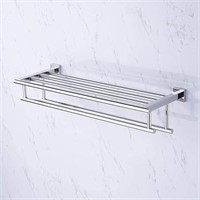 KES Bathroom Towel Shelf with Double Towel Bar -