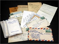 Vtg Denmark Edinburgh Air Mail Letters Lot