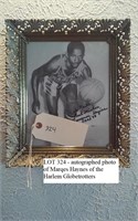 signed photo Marques Haynes - Harlem Globetrotters