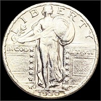 1930-S Standing Liberty Quarter NEARLY