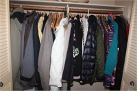 Contents of Closet, Winter Coats, Suits & More