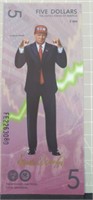 Plasticized Donald Trump prototype, banknote