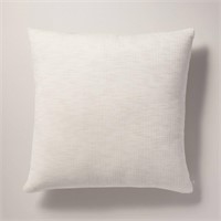 26"x26" Gauze Texture Euro Bed Pillow Taupe/Natura