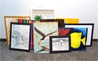 VARIOUS SIGNED PAINTINGS