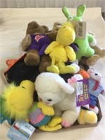 Large lot of stuffed animals