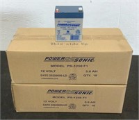 (20) PowerSonic 12V Batteries PS-1250 F1