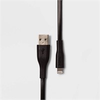 3' Lightning to USB-a Flat Cable - Heyday™ Black