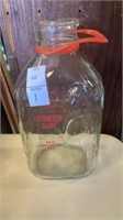 Vintage milk bottles - Friend- Lea dairy jug