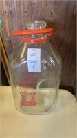 Vintage milk bottles - Rolling Acres dairy jug