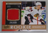 Pius Suter 2021-22 Rookie Retrospective Jersey crd