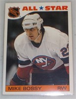 Mike Bossy 1985 Topps All Star Sticker