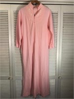 VINTAGE MERVILLE PINK HOUSECOAT SMALL