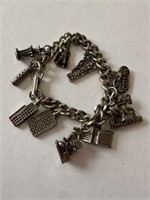 VTG LAS VEGAS THEME CHARM BRACELET