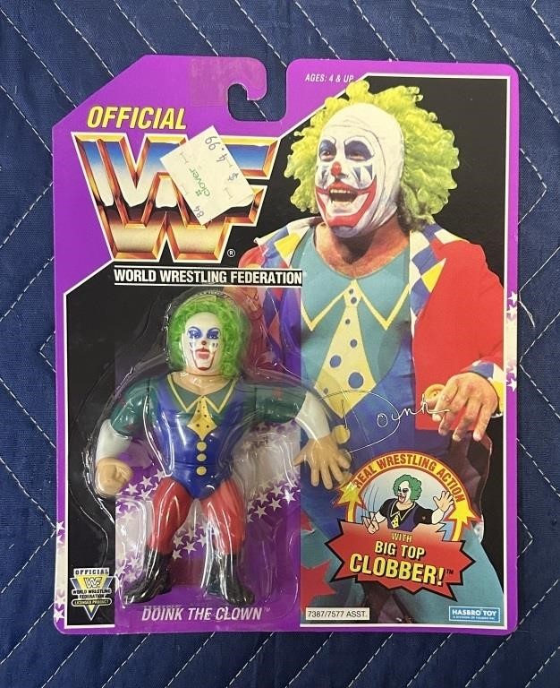 WRESTLING FIGURES AND MEMORABILIA AUCTION