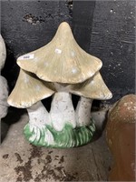 Mushroom yard decor.