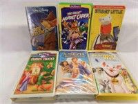 (6) VHS Tapes Charlotte's Webb & Joseph King