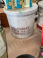 C C Conway VA 21 Wicomico VA Oyster Bucket