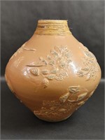 Pier 1 Ceramic Tan Pottery Vase