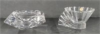 2 Pieces of Crystal-Rosenthal & Krystalcolor
