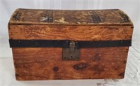 Antique Small Wood Doll Trunk