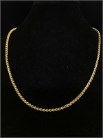 14K Gold Chain Necklace 
7.5 inches 4g