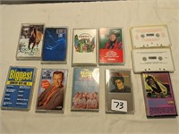 Lot of Cassette Tapes, 11 Pcs