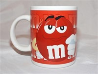 Red M&M Pointing Finger Coffee Mug