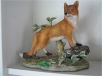 Handpainted Lefton Fox figurine