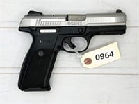 LIKE NEW Ruger SR9c 9mm pistol, s#330-00834,