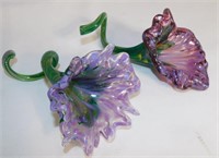 HAND BLOWN GLASS FLOWERS