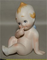 Vtg Japan Ceramic Kewpie Doll Figure 3.25" Tall