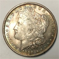 1888 $1 MS63 ATTRACTIVELY TONED